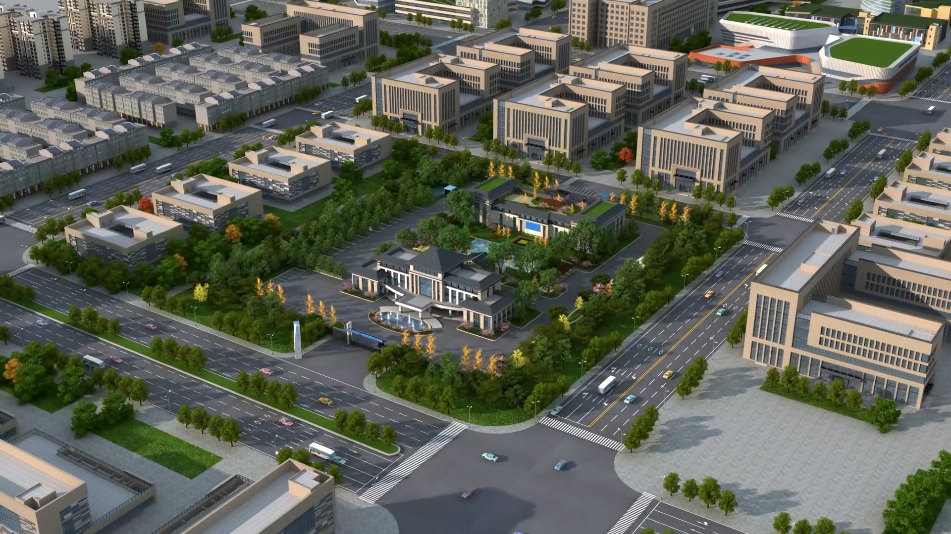 中建西部建设项目动画演示片