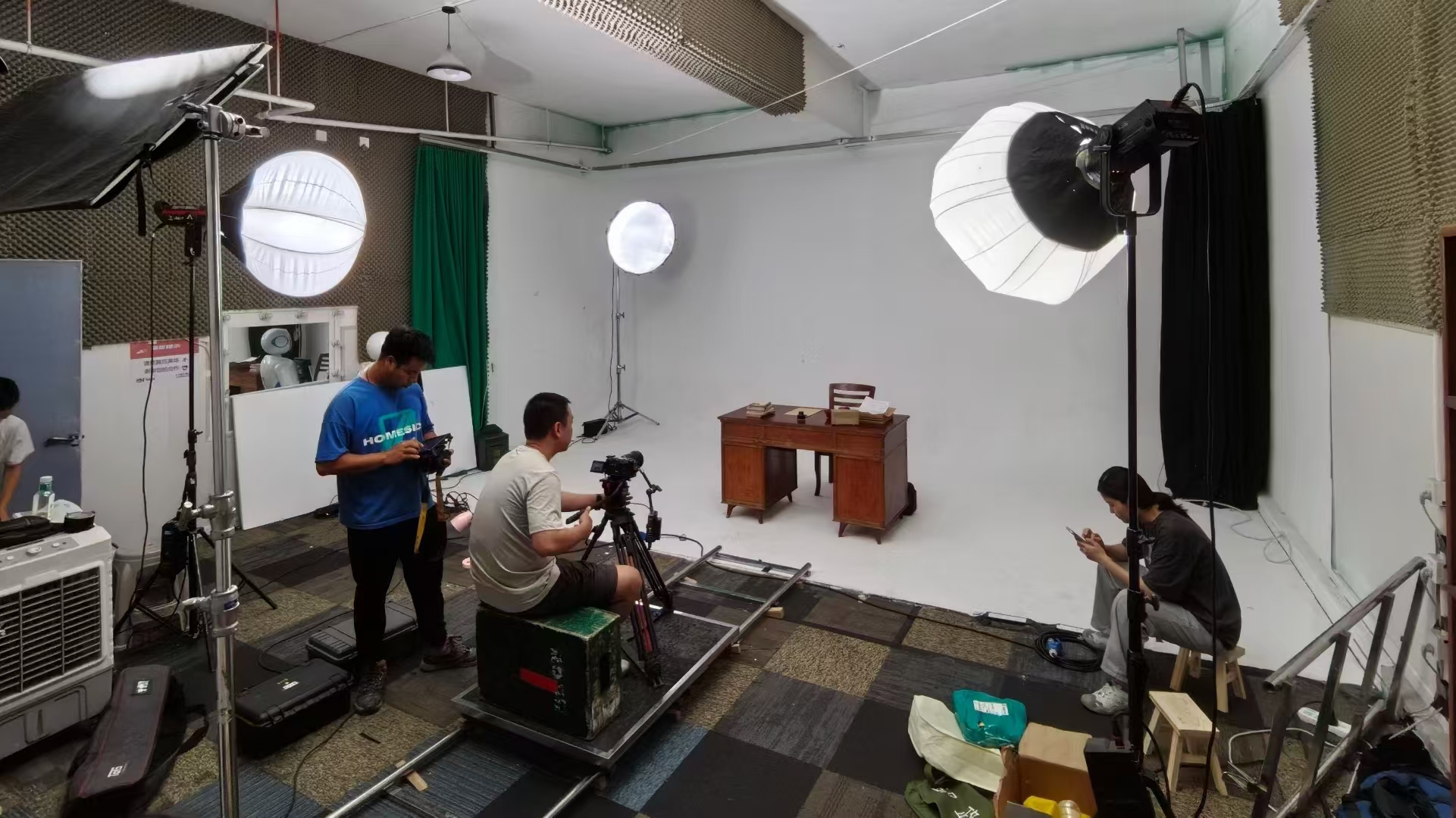 摄影棚拍摄