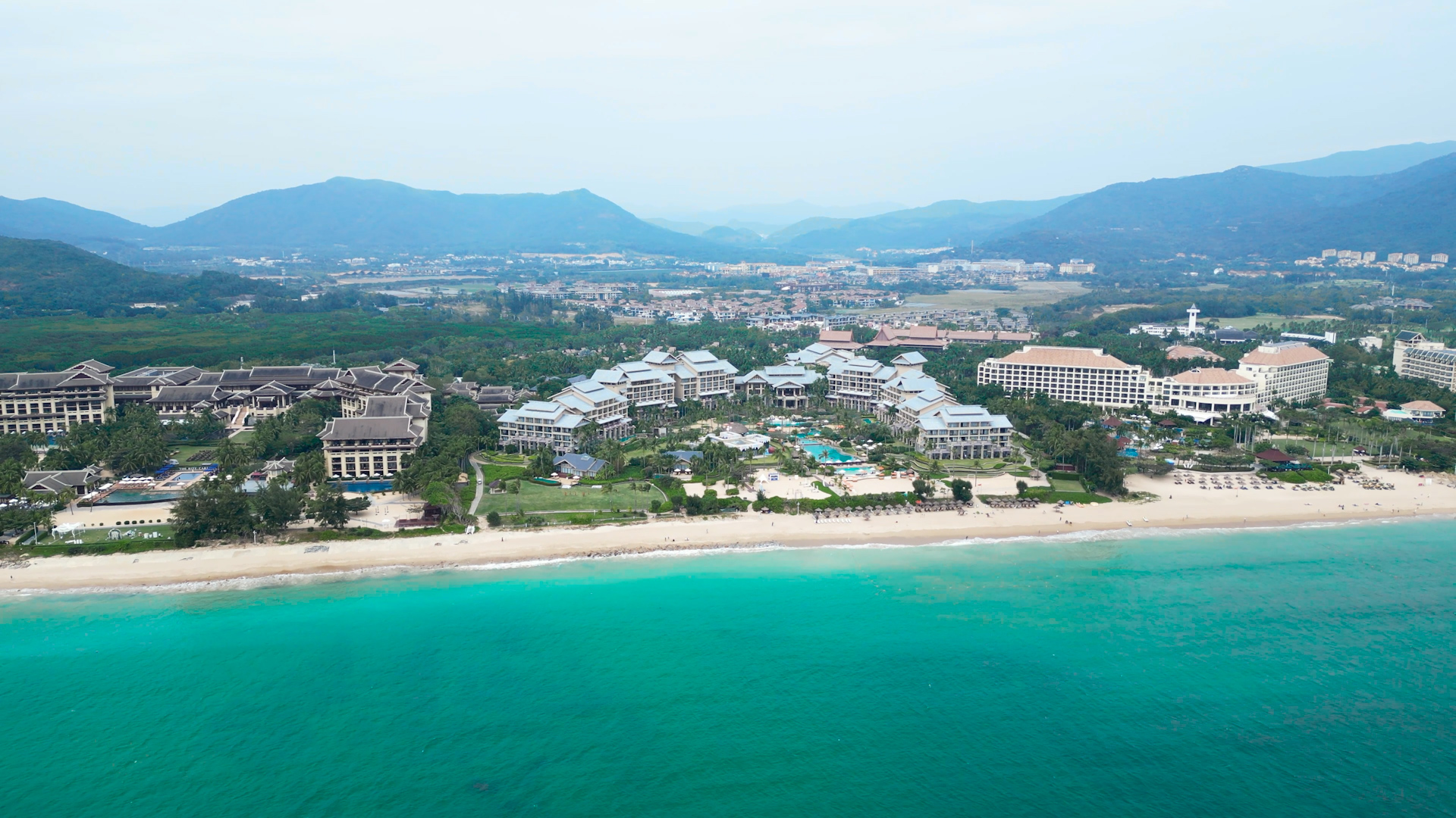 海南省三亚市海棠湾航拍