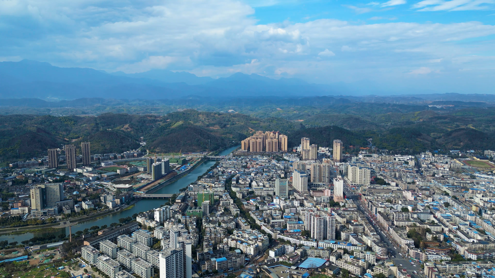 成都市大邑县航拍